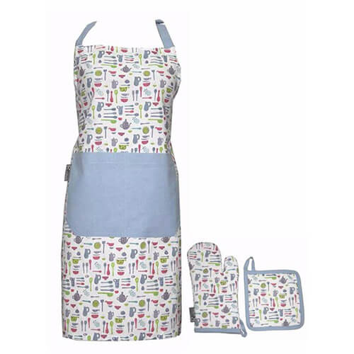 Printed Lenin Apron Set