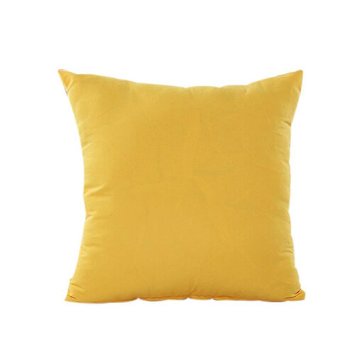 Plain Yellow Cushion Cover