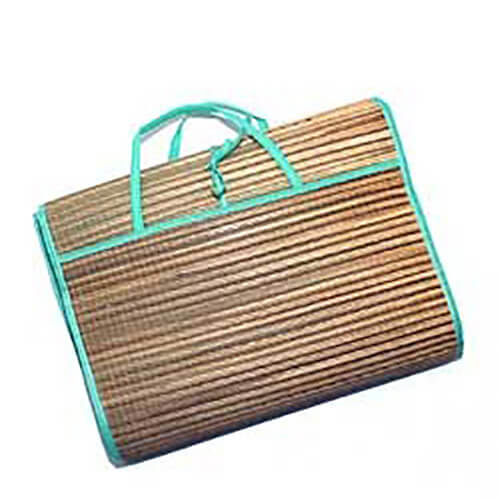 Straw Beach Mats With Carrying Handles