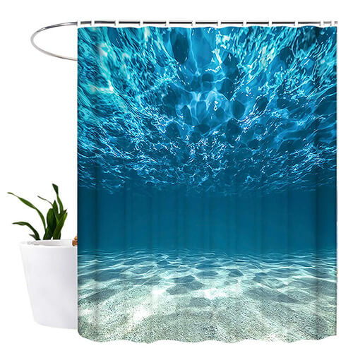 Ocean Bath Curtains