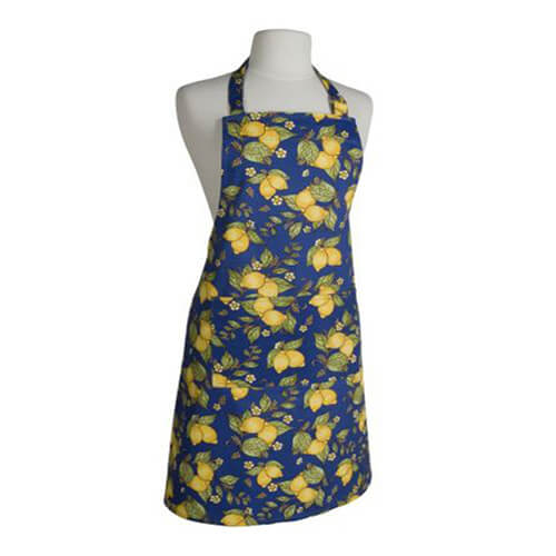 Lemon Tree Floral Print Bib Aprons