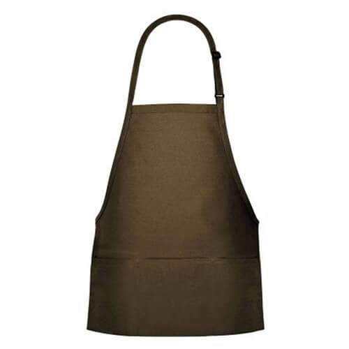 Chocolate Brown Bib Aprons