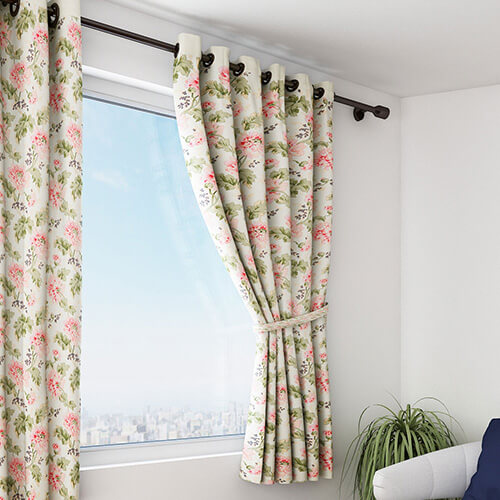 Printed Window Curtains
