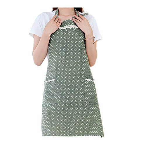 Polka Dot Print Kitchen Apron