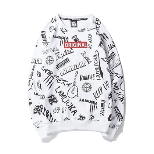 Embroidered Zipper Sweatshirt